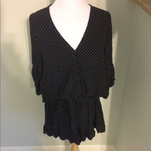 Polka dot romper